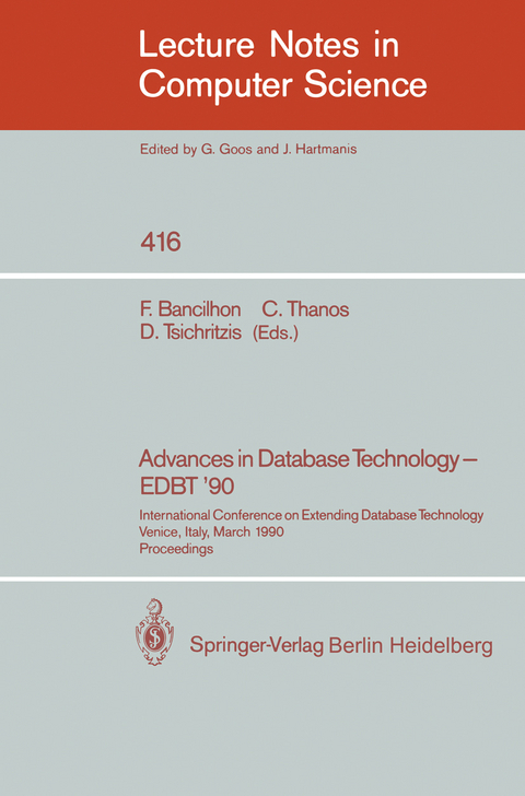 Advances in Database Technology - EDBT '90 - 