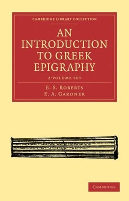 An Introduction to Greek Epigraphy 2 Volume Paperback Set - 