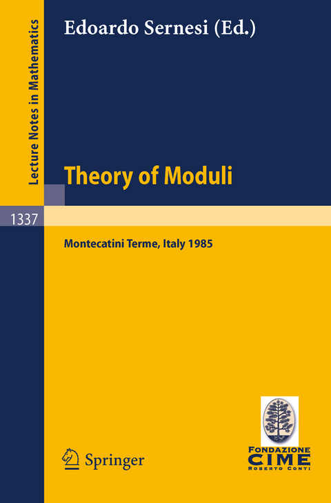 Theory of Moduli - 