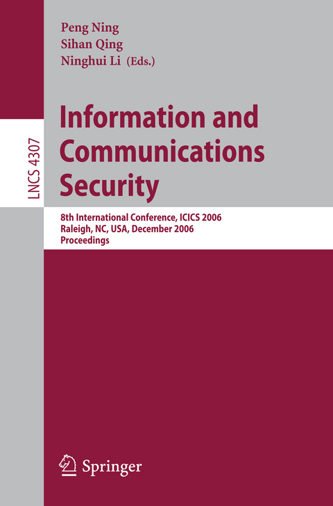 Information and Communications Security - 