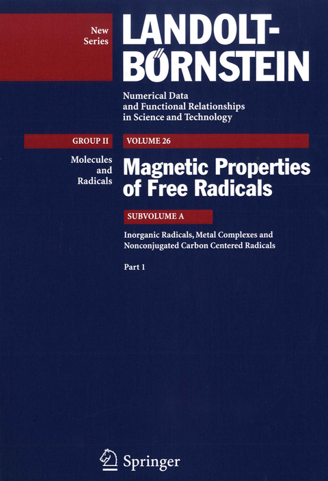 Inorganic Radicals, Metal Complexes and Nonconjugated Carbon Centered Radicals - A.L.J. Beckwith, R.F.C. Claridge, J.A. Howard