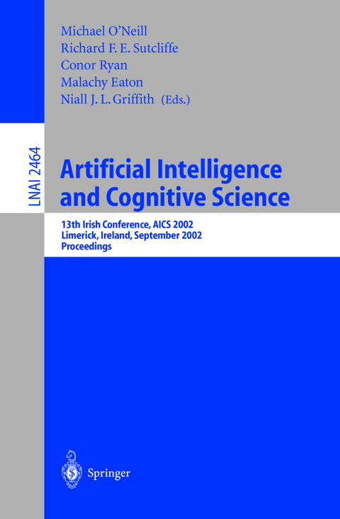 Artificial Intelligence and Cognitive Science - 