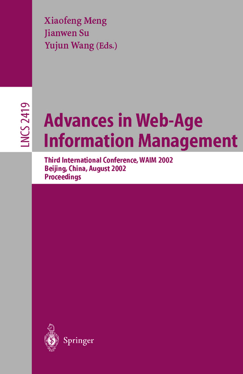 Advances in Web-Age Information Management - 