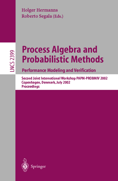 Process Algebra and Probabilistic Methods: Performance Modeling and Verification - 