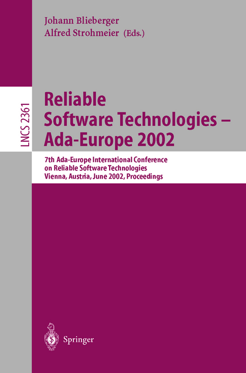 Reliable Software Technologies - Ada-Europe 2002 - 