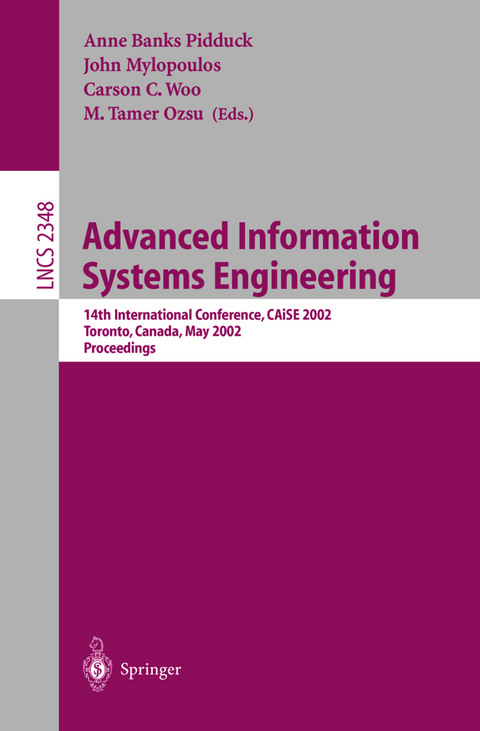 Advanced Information Systems Engineering - 