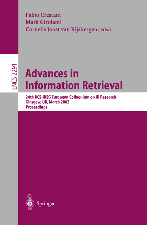 Advances in Information Retrieval - 