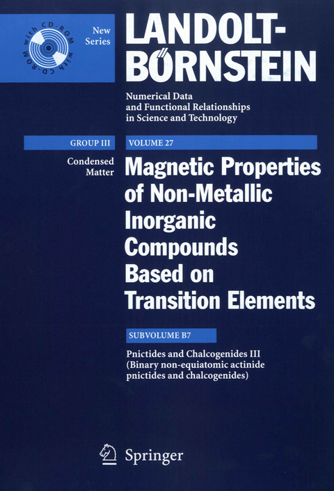 Pnictides and Chalcogenides III (Binary non-equiatomic actinide pnictides and chalcogenides) - Dariusz Kaczorowski, Robert Troc