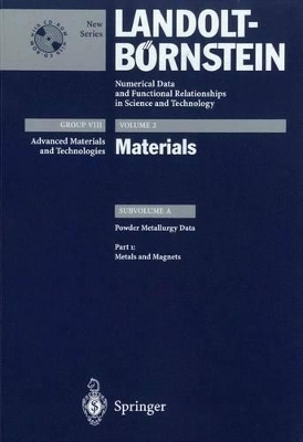 Metals and Magnets - Volker Behrens, Paul Beiss, B. Commandeur, John J. Dunkley, Hideki Harada, Nanao Horiishi, Klaus Hummert, Patricia Jansson, Gerhard Kientopf, David F. Lupton, Bernhard Mais, Hilmar Müller, Rolf Müller, Taku Murase, Hartmut Nagel, Peter Neumann, Rolf Ruthardt, Lothar Schneider, Claus Spiegelhauer, Shigeru Takaragi, Hans Warlimont, Wolfgang Weise