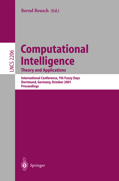 Computational Intelligence. Theory and Applications - 