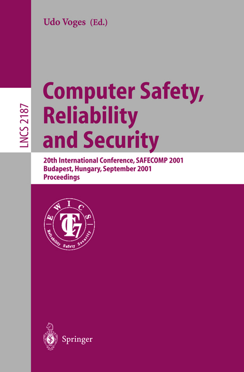 Computer Safety, Reliability and Security - 