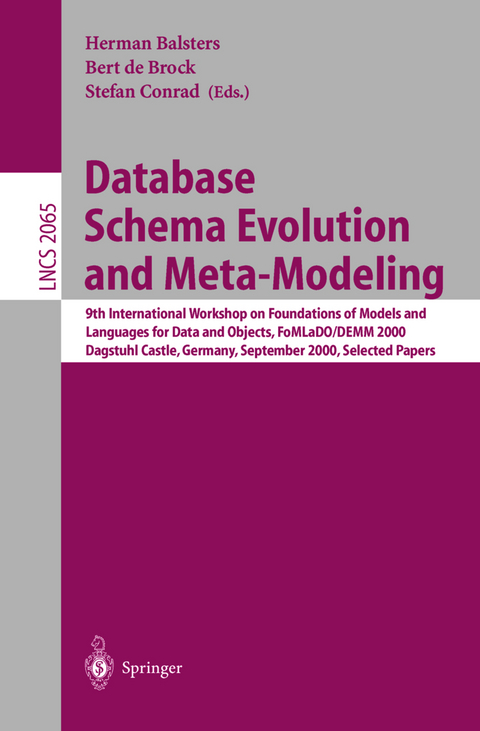 Database Schema Evolution and Meta-Modeling - 