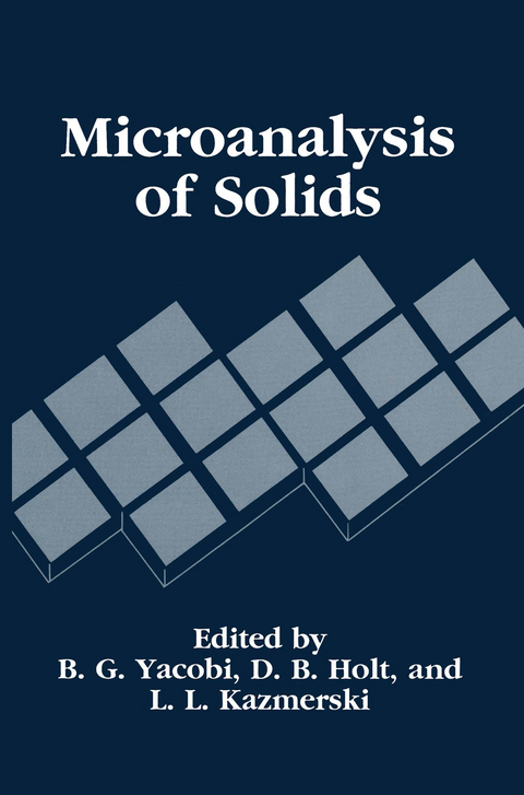 Microanalysis of Solids - 