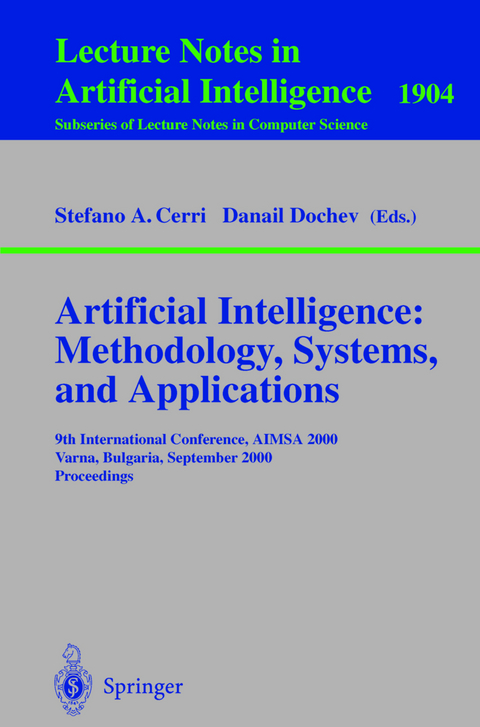 Artificial Intelligence: Methodology, Systems, and Applications - 