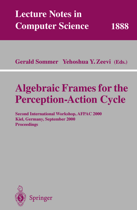 Algebraic Frames for the Perception-Action Cycle - 