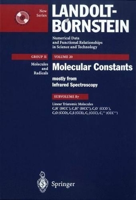 Linear Triatomic Molecules: C2H- (HCC-), C2H+ (HCC+), C2O- (CCO-), C2O (CCO), C2S (CCS), C3 (CCC), C3++ (CCC++) - G. Guelachvili, K.N. Rao