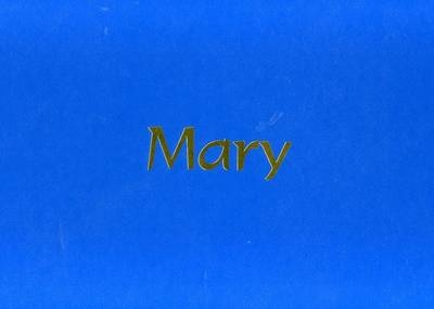 Mary - Barbara Gordon Treadgold