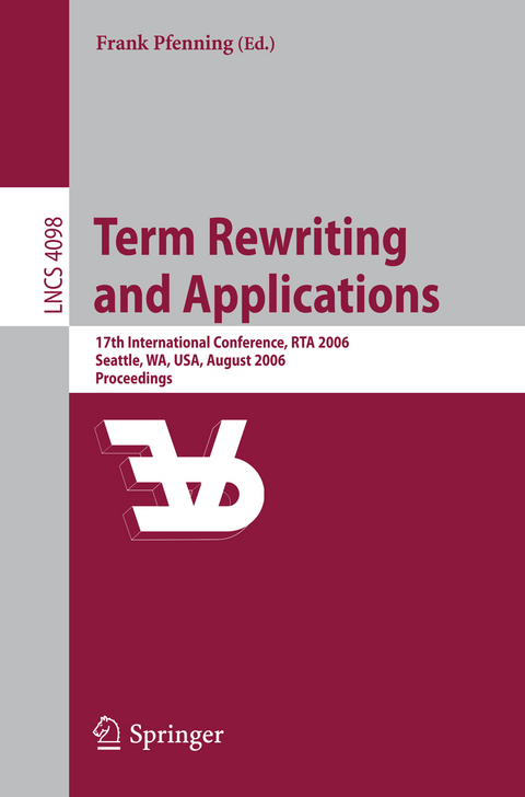 Term Rewriting and Applications - 