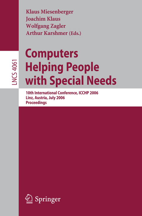 Computers Helping People with Special Needs - 