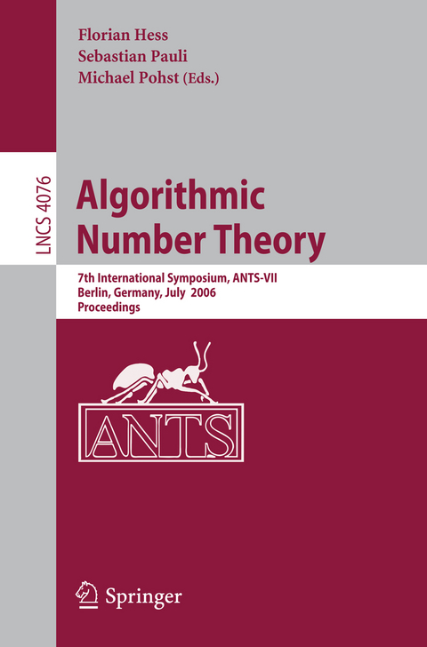 Algorithmic Number Theory - 