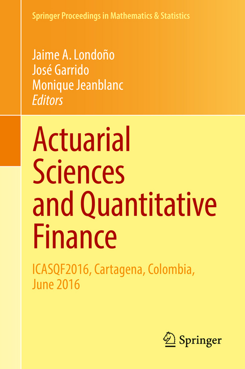 Actuarial Sciences and Quantitative Finance - 