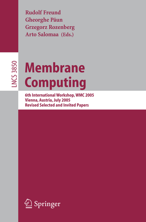 Membrane Computing - 