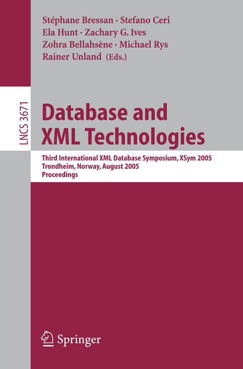 Database and XML Technologies - 