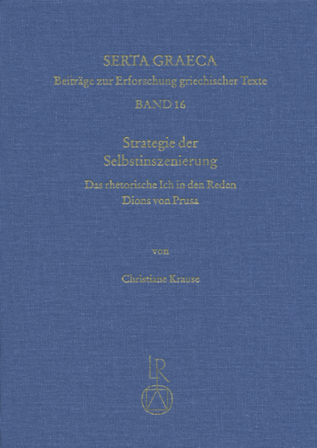 Strategie der Selbstinszenierung - Christiane Krause