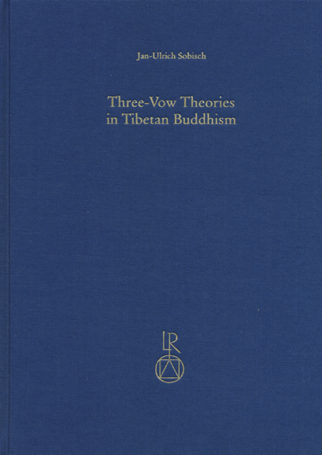 Three-Vow Theories in Tibetan Buddhism - Jan-Ulrich Sobisch