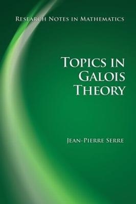 Topics in Galois Theory - Jean-Pierre Serre