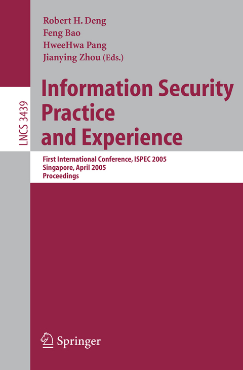 Information Security Practice and Experience - 