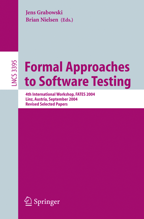 Formal Approaches to Software Testing - 