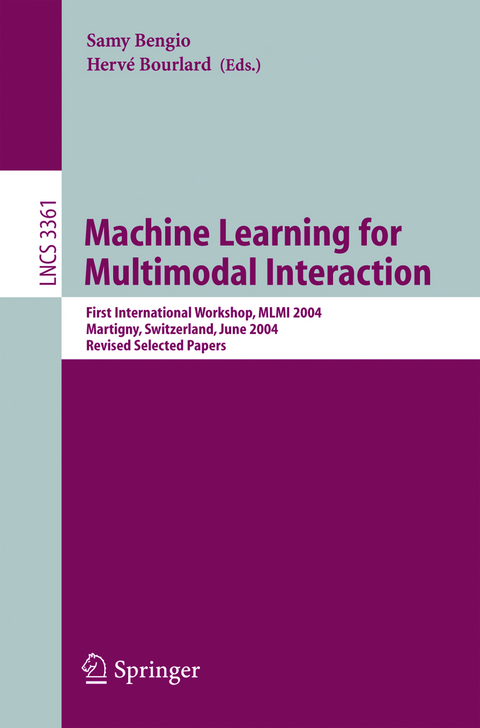 Machine Learning for Multimodal Interaction - 