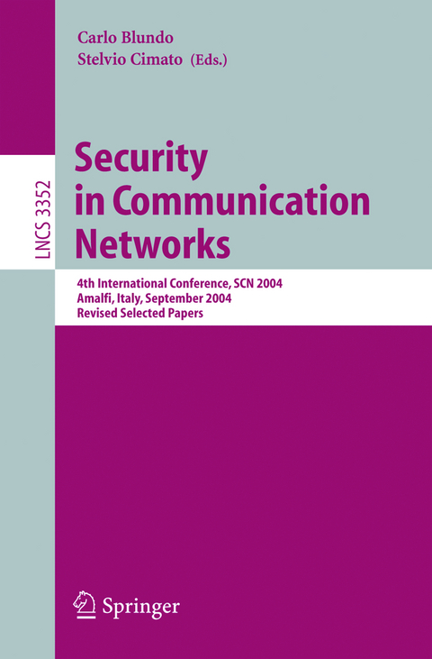 Security in Communication Networks - 