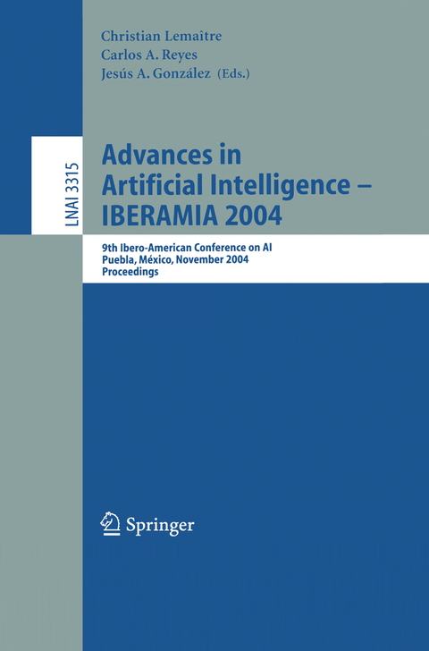 Advances in Artificial Intelligence -- IBERAMIA 2004 - 