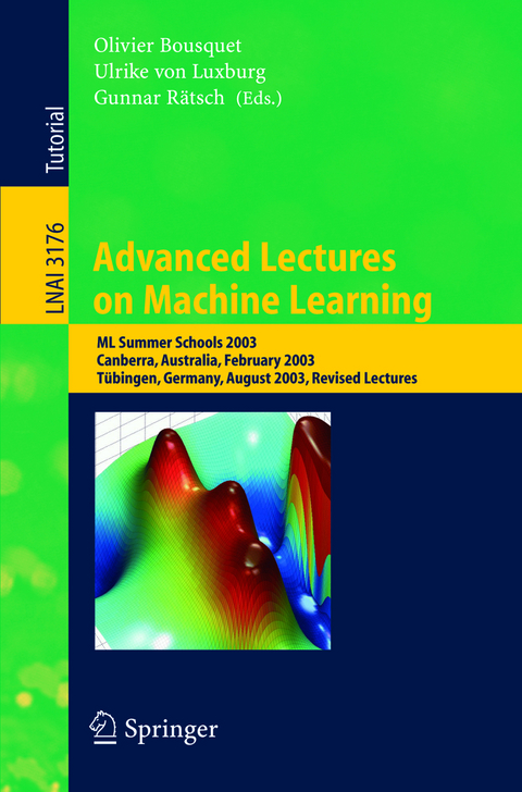 Advanced Lectures on Machine Learning - 