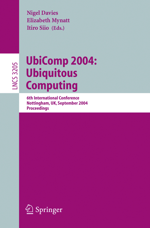 UbiComp 2004: Ubiquitous Computing - 