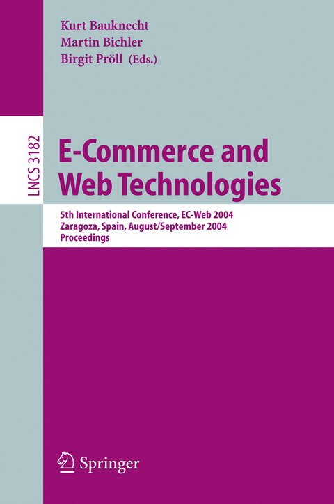 E-Commerce and Web Technologies - 