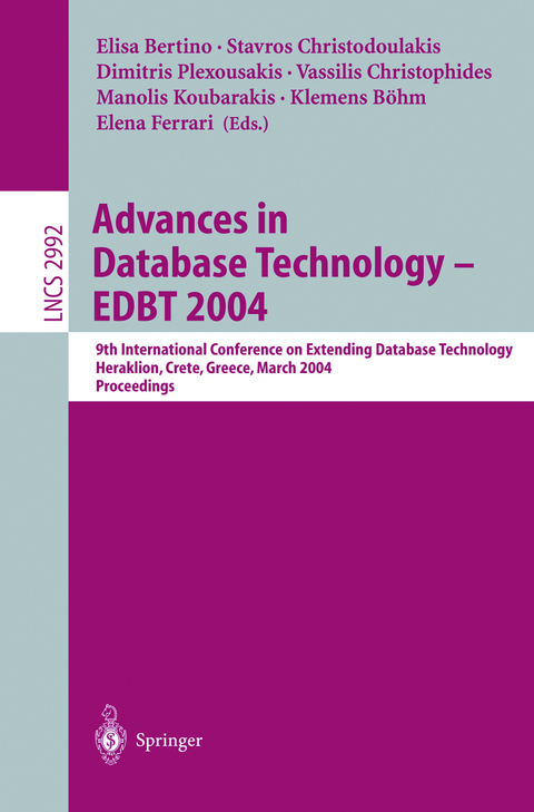 Advances in Database Technology - EDBT 2004 - 