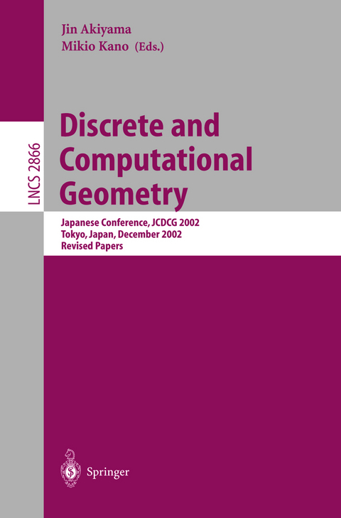 Discrete and Computational Geometry - 