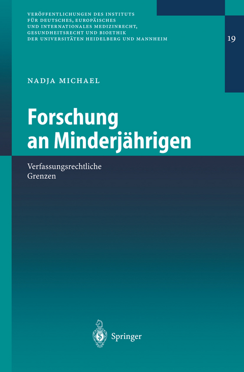 Forschung an Minderjährigen - Nadja Michael