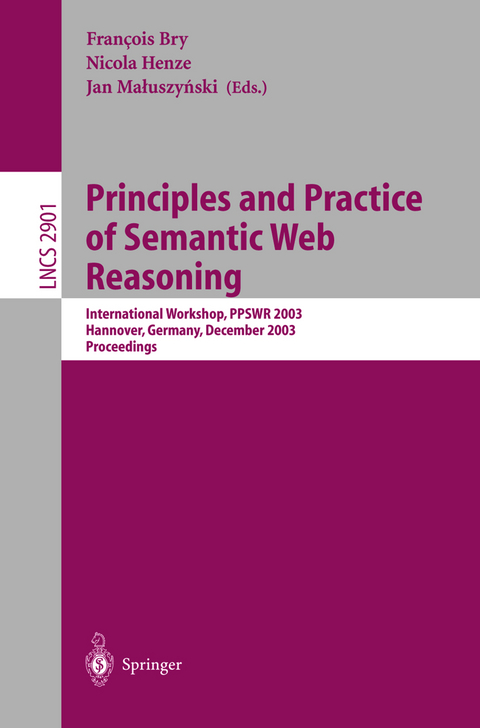 Principles and Practice of Semantic Web Reasoning - 