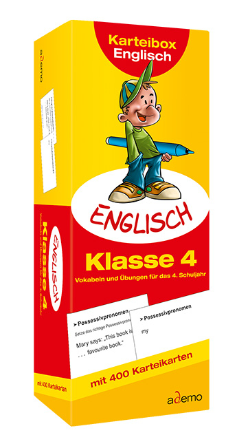 Karteibox Englisch, Klasse 4