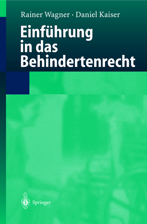 Einführung in das Behindertenrecht - Rainer Wagner, Daniel Kaiser