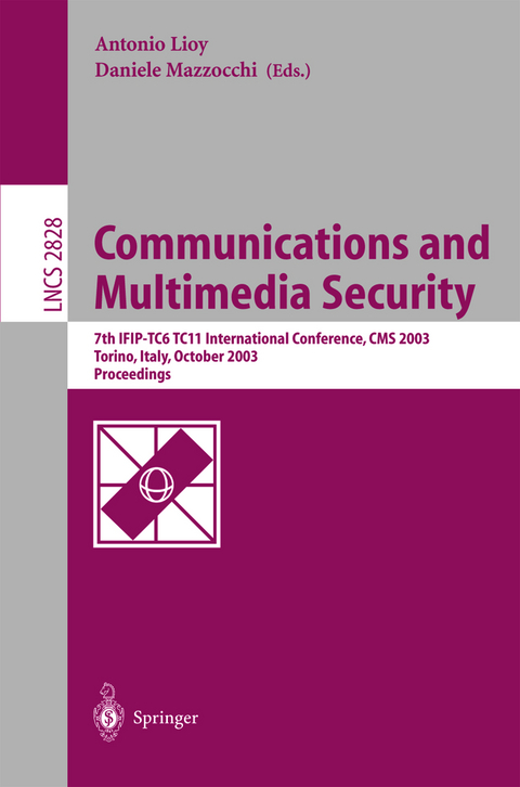 Communications and Multimedia Security. Advanced Techniques for Network and Data Protection - 