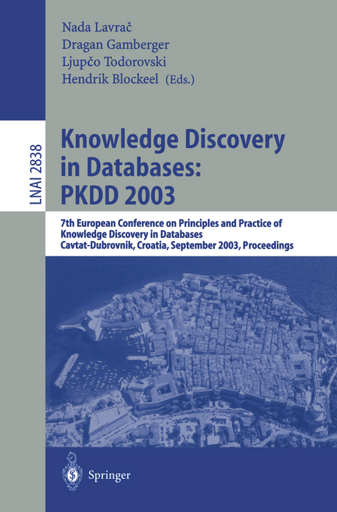 Knowledge Discovery in Databases: PKDD 2003 - 