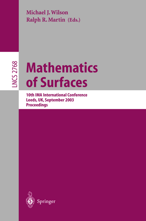 Mathematics of Surfaces - 