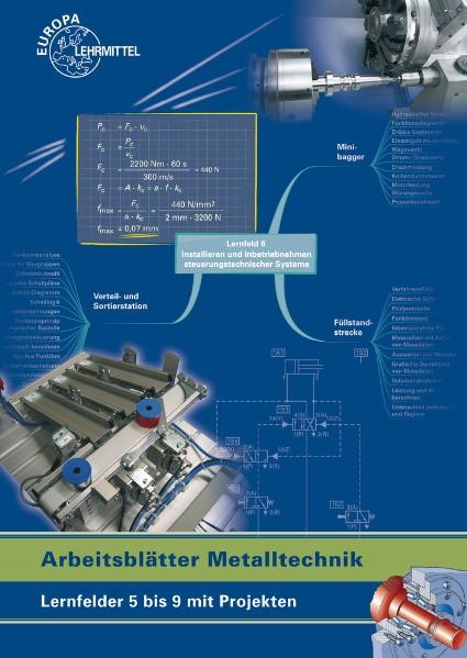 Arbeitsblätter Metalltechnik Lernfelder 5 bis 9 mit Projekten - Bernhard Schellmann, Andreas Stephan, Karl-Heinz Küspert, Dietmar Morgner, Ullrich Kinz, Hans-Günter Albert, Thomas Müller