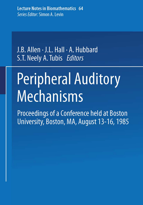 Peripheral Auditory Mechanisms - 