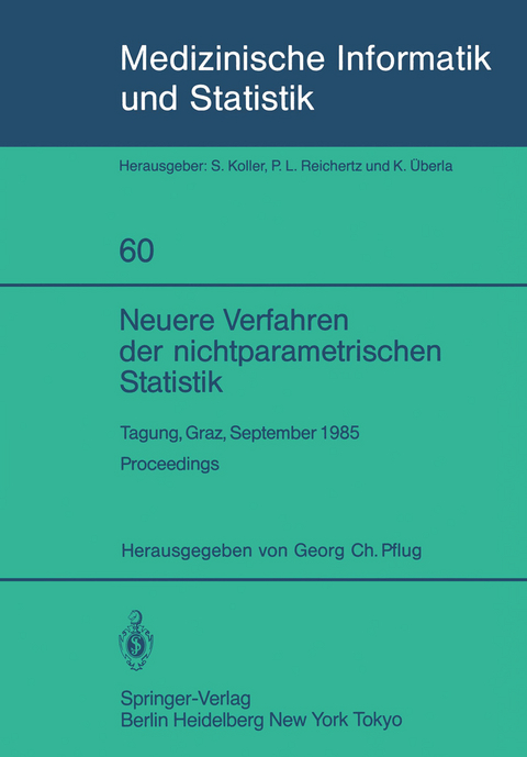 Neuere Verfahren der nichtparametrischen Statistik - 